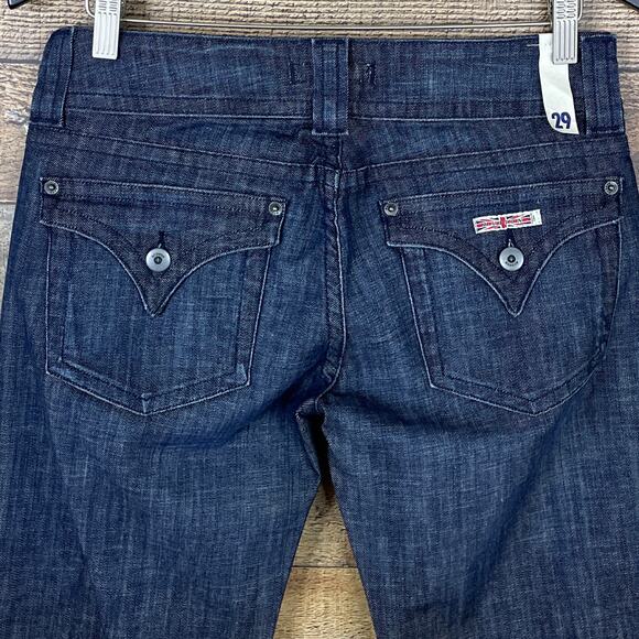 Hudson W170DCA Straight Leg Jeans Flap Pocket Dark Blue Size 29 - Picture 7 of 13
